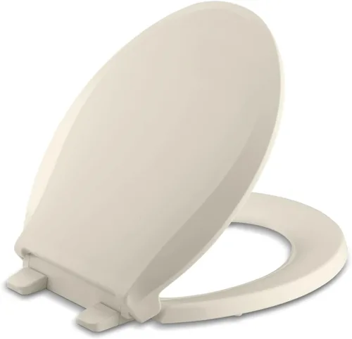 Vista 54 de KOHLER 4639-RL-0 Cachet ReadyLatch Asiento de inodoro redondo con cierre suave, color blanco