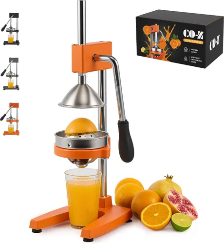 Vista 20 de Exprimidor manual CO-Z Commercial Greade, manual, exprimidor de jugo, naranja, cítricos, limón, granada, Negro