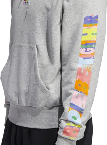 Vista 3 de adidas Sudadera con capucha Pride para hombre, Negro