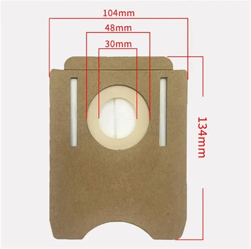 Vista 3 de Accesorios automáticos para bolsas de polvo compatibles con Midea S8 S8 + robot aspirador automático, piezas de repuesto, bolsas de polvo