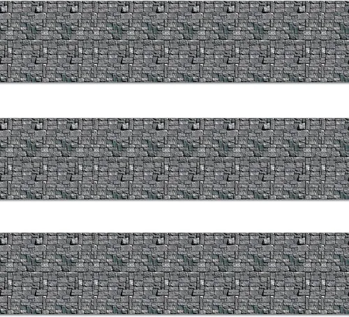 Vista 14 de Beistle Telones de fondo de pared sangrientos, 2 revestimientos de pared de plástico realistas con estampado de sangre goteante para Halloween