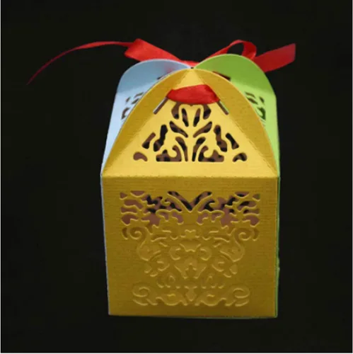 Vista 3 de Adies, caja de regalo hueca de metal troquelado, caja de regalo de mariposa, boda, dulces, troqueles, plantillas cortadas, álbumes de recortes
