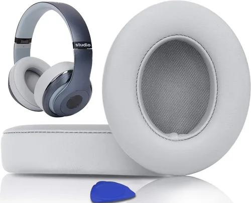 Vista 16 de SoloWIT Almohadillas de repuesto para auriculares Beats Studio 2 y Studio 3 con cable/inalámbricos sobre la oreja, almohadillas para los oídos