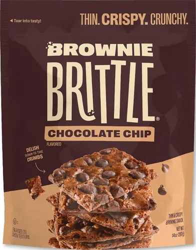 Vista 13 de Brownie Brittle - Galletas con virutas de chocolate, marrón, 1 onza, paquete de 20