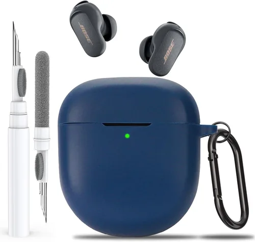 Vista 14 de Olytop Funda para auriculares Bose QuietComfort Ultra de 2ª generación (2025)/Ultra (2023)/QC II (2022) con kit de limpieza, cubierta de silicona