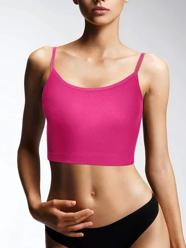 Vista 2 de SATINIOR 6 Pieces Women Crop Tops Spaghetti Strap Crop Top Cami Crop Sleeveless Tank Tops for Sports Yoga