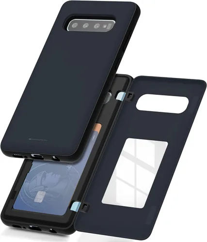 Vista 49 de GOOSPERY Funda tipo cartera para Samsung Galaxy S22 Ultra, [tarjetero] parachoques magnético de puerta con cierre automático, cubierta protectora