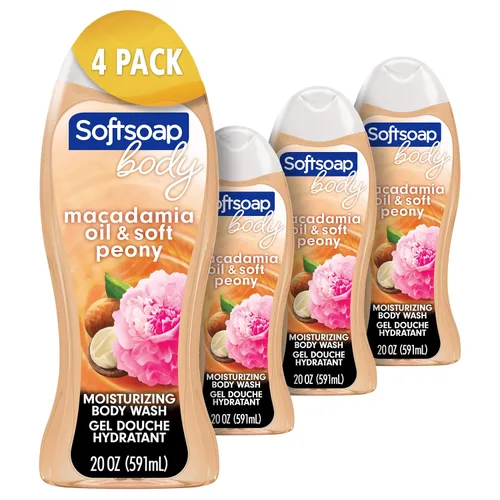 Vista 11 de Softsoap Jabón corporal de eucalipto y menta, gel de baño hidratante, 20 onzas, (paquete de 4)