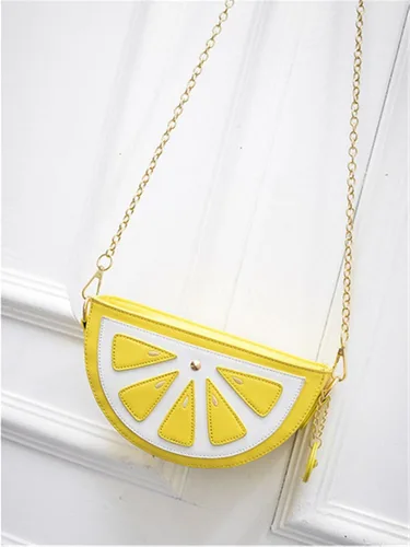 Vista 4 de Mini bolsa de hombro con forma de piña para mujer
