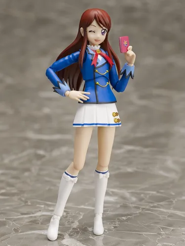 Vista 4 de Bandai Hobby S.H. Figuarts Ran Shibuki - Figura de acción "Aikatsu", versión de uniforme de invierno