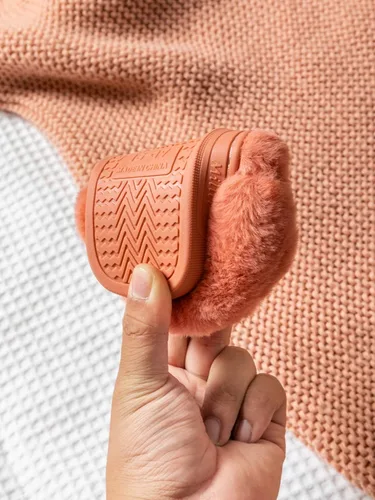 Vista 5 de Zapatillas de conejo suave para niños y niñas
