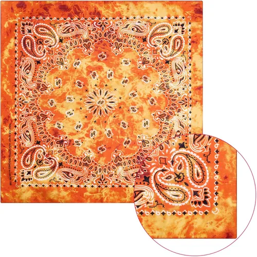 Vista 5 de Boao 12 bandanas de teñido anudado, novedosas bandanas degradadas de doble cara, pañuelo clásico de cachemira para hombres y mujeres