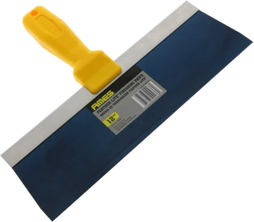 Vista 4 de Ames Juego de cuchillos de cinta de acero azul con mango fuerte para paneles de yeso de 8 "-10" - 12