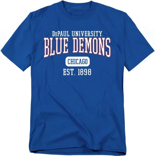 Vista 165 de LOGOVISION Colección de camisetas de algodón de manga corta unisex para hombres y mujeres Universidad de Adelphi