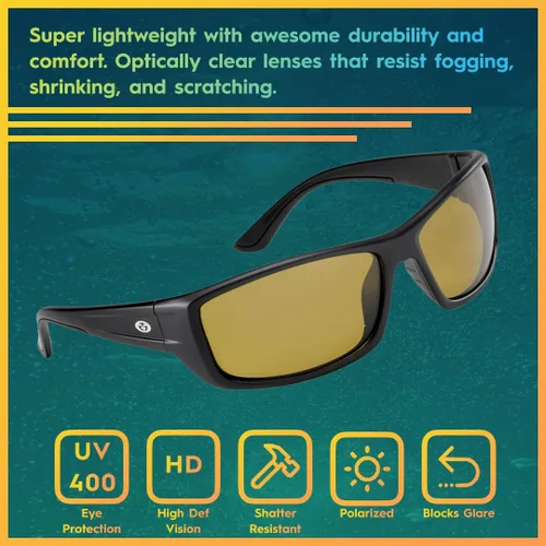 Vista 2 de Flying Fisherman Gafas de sol rectangulares Buchanan para mujer