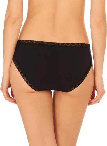 Vista 4 de Natori Braga Estilo Girl Brief de Algodón Bliss para Mujer Negro
