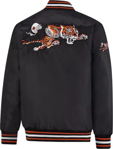 Vista 3 de Ultra Game Chaqueta de satén oficial de la NFL Supreme Heritage para hombre