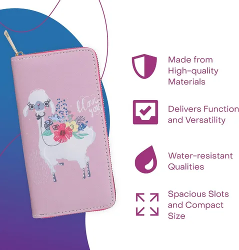 Vista 5 de Rave Envy Cute Trendy Wallets for Women - Fashionable Small Womens Wallets
