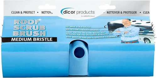 Vista 2 de Dicor CP-MB10R Cepillo de cerdas medianas para limpieza y mantenimiento de techos exteriores RV
