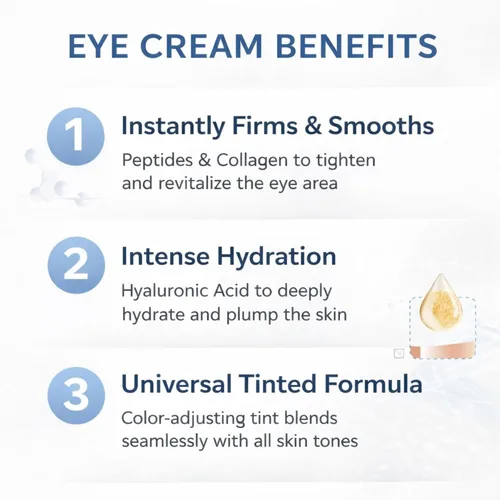 Vista 6 de 30S - Crema de ojos y crema facial reafirmante instantánea, suaviza las arrugas, reduce las bolsas de ojos hinchadas y líneas finas, suero facial