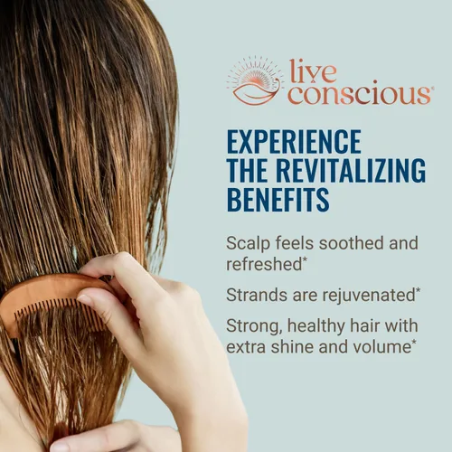 Vista 8 de Hair La Vie Live Conscious Revitalizing Blend Vitaminas para el crecimiento del cabello para mujeres para apoyar la salud del cabello, suplementos