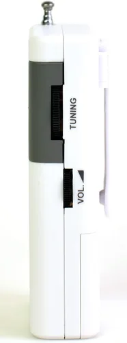 Vista 6 de Kaito KA230 AM FM Radio portátil con gran recepción y diseño (blanco)