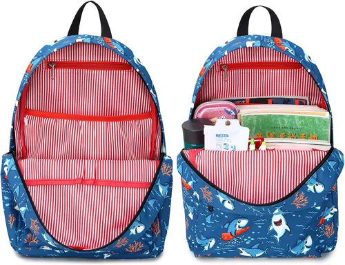 Vista 3 de CAMTOP Mochila preescolar para niños, mochila de jardín de infantes, mochila escolar, M