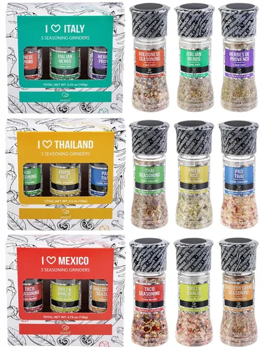Vista 15 de Soeos 4-in-1 Spice Set (Pack of 3), 7.5 oz (200g) Garlic, Chili & Herbs Seasoning Blend – All-Purpose Cooking Spices for Everyday Meals, Marinades &