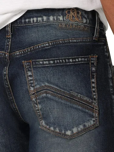 Vista 5 de Rock & Republic Jeans de tiro medio para hombre