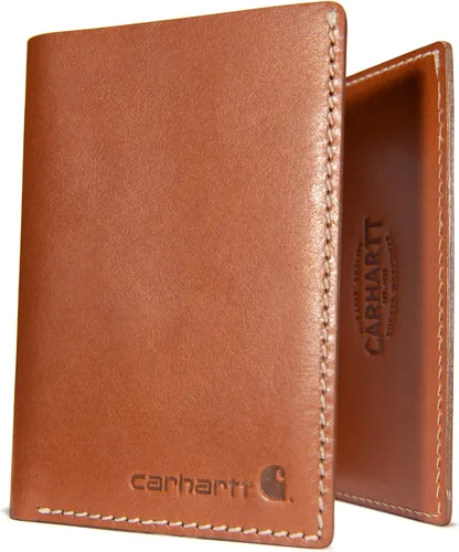 Vista 2 de Carhartt Carteras duraderas de tres pliegues, disponibles en estilos de cuero y lona