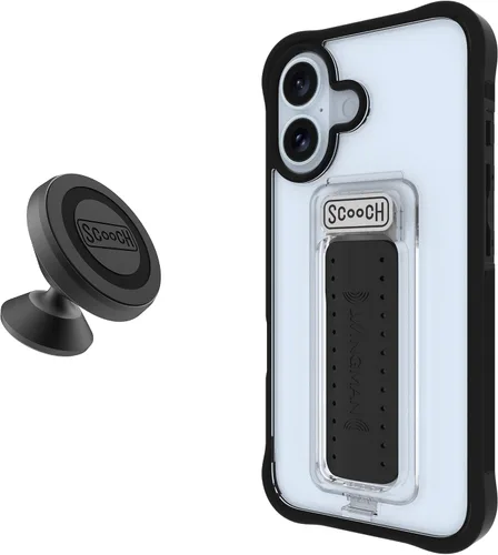 Vista 60 de Scooch Wingman - Funda con soporte de patas para iPhone 11 [Protección contra caídas de 10 pies] [Soporte de dos vías] Cubierta protectora, funciona