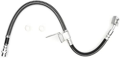 Vista 3 de Dynamic Friction Company Conjunto de manguera hidráulica de freno delantero 350-02001 para Porsche 914 1972-1976; Volkswagen Super 1971-1973