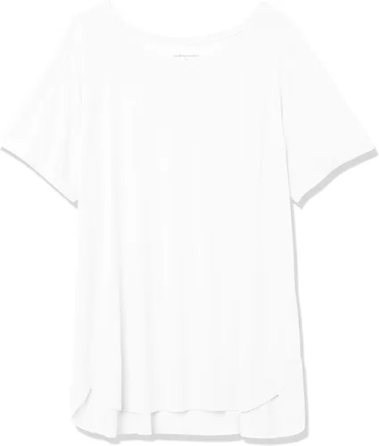 Vista 5 de Tienda Essentials Camiseta ligera con cuello redondo y ajuste relajado, para mujer