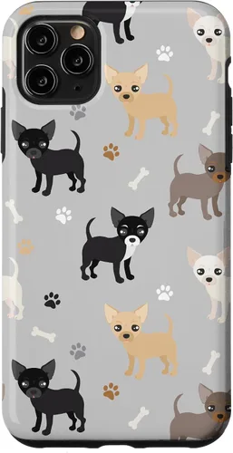 Vista 13 de Chihuahua Paws and Bones - Funda para iPhone 17
