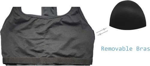 Vista 3 de Traje de baño UNOW con espalda deportiva para entrenar