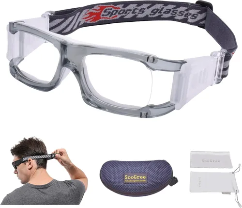 Vista 10 de SooGree Gafas protectoras de baloncesto y fútbol para hombres y mujeres