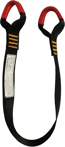 Vista 2 de ProGrip - Cordón de seguridad con cremallera y trabillas para engranajes, 2 pies, 23 kN, color negro