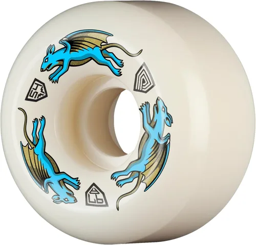 Vista 35 de Ruedas de patineta Powell Peralta Dragon Formula 88A, A2, 54mm x 39mm