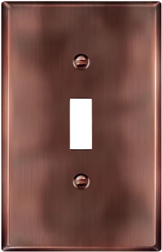 Vista 43 de LIDER Placa de Pared de Metal para Interruptor de Luz de Palanca, Cubierta de Interruptor de Acero Inoxidable, Resistente a la Corrosión