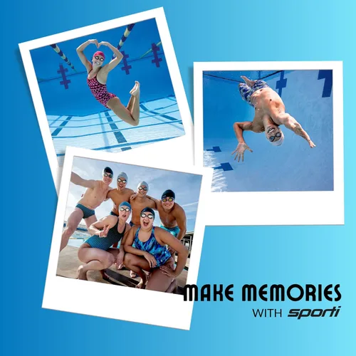 Vista 6 de Sporti - Palas de mano para natación - Palas de natación ligeras, correas ajustables de silicona