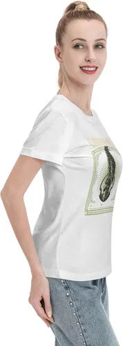 Vista 6 de Womens Cotton T-Shirt Crewneck Cycling Short Sleeve Full Season Shirts
