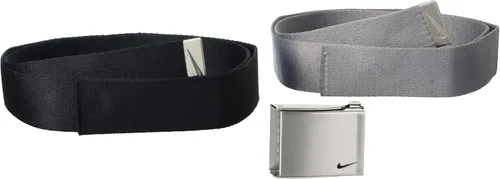 Vista 2 de Nike Paquete de 3 cinturones de tela de golf para hombre