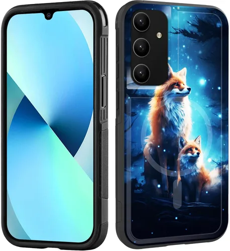 Vista 197 de Funda magnética para Galaxy A16 5G, [compatible con MagSafe] [protección contra caídas de grado militar] Funda resistente a prueba de golpes
