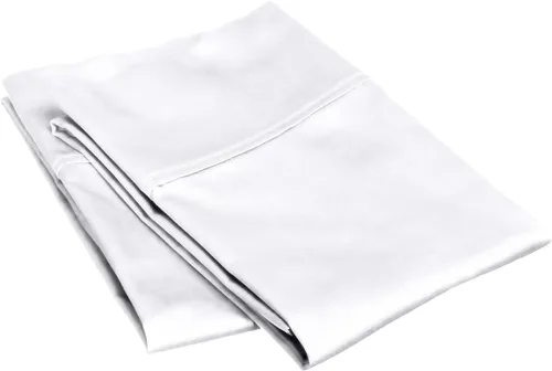 Vista 66 de Juego de sábanas de 4 piezas tamaño individual serie 1000 con certificación de lujo, 100% algodón pima, se adapta a bolsillos de hasta 15 a 20 Blanco