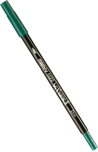 Vista 83 de Uchida 1122-C-3 Marvy Extra Fine Tip Le Plume II Rotulador de doble punta, azul