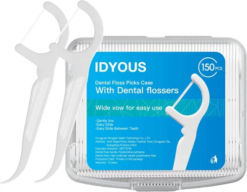 Vista 11 de Palillos de hilo dental Doble acción menta doble línea hilo dental con dispensador – Recarga en bolsa, fácil de transportar para adultos, paquete