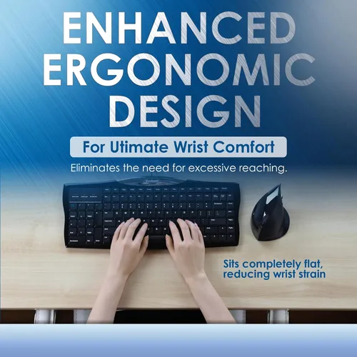 Vista 5 de Evoluent R3K - Teclado derecho de alcance reducido con conexión USB con cable y teclas de tacto suave, color negro