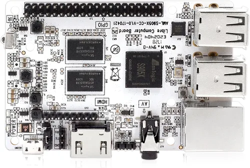 Vista 2 de Libre - Placa de computadora AML-S905X-CC (Le Potato) de 2 GB y 64 bits Mini computadora para medios 4K