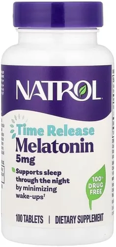 Vista 7 de Melatonina 5mg de liberación prolongada, 0.32 lb