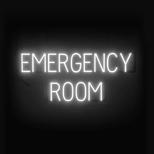 Vista 37 de SpellBrite LED Neon ER Sign for Business - Blue, 9" x 6" Azul
